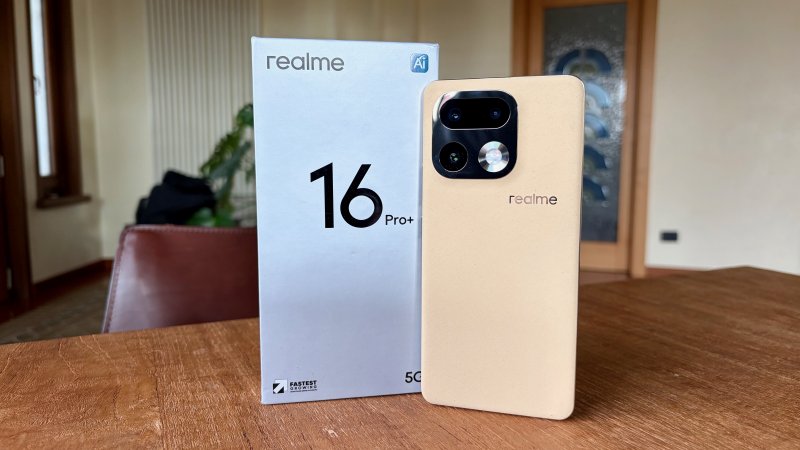 Realme 16 Pro+ non ha una scheda tecnica da capogiro