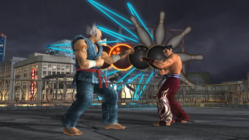 Heihachi e Kazuya si affrontano in Tekken: Dark Resurrection