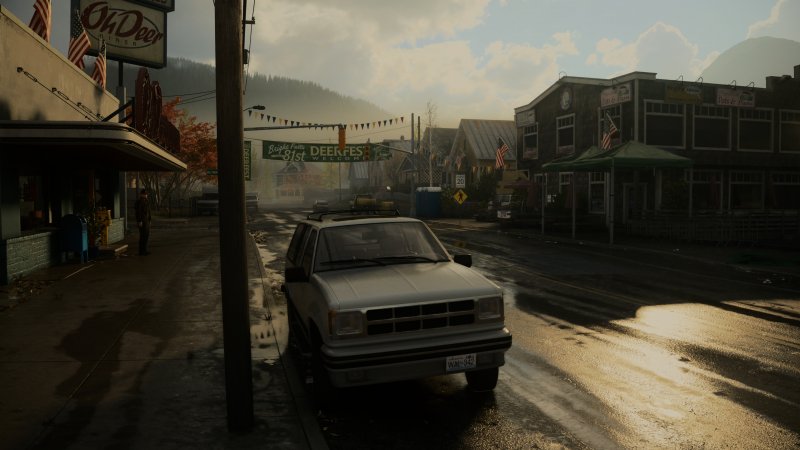 Uno degli scenari di Alan Wake 2 su PS5 Pro con la nuova PSSR
