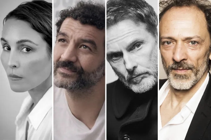 In ordine da sinistra a destra: Noomi Rapace, Ramzy Bedia, Sean Harris, Corrado Invernizzi (diritti: Saerun Noren/4 mecs à lunettes/Simon Buck/Carlotta Forsberg)