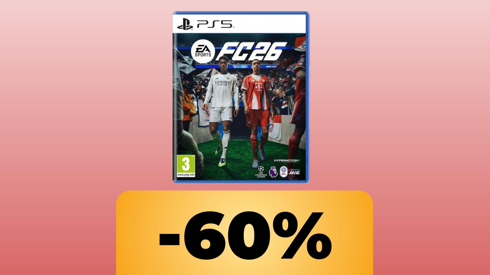 EA Sports FC 26 è in sconto su Amazon al prezzo minimo storico per la Festa delle Offerte