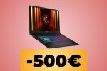 Il notebook MSI Katana 17 con RTX 5070 costa 500 € in meno ed è al minimo storico su Amazon - Notizia