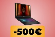 Il notebook MSI Katana 17 con RTX 5070 costa 500 € in meno ed è al minimo storico su Amazon