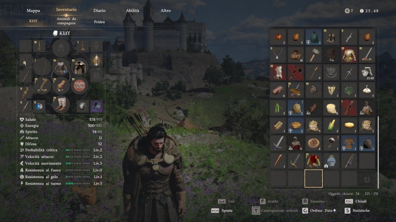 Maledetti slot dell'inventario liberi, non ce n'è mai abbastanza