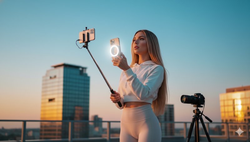 Una influencer generata dall'IA