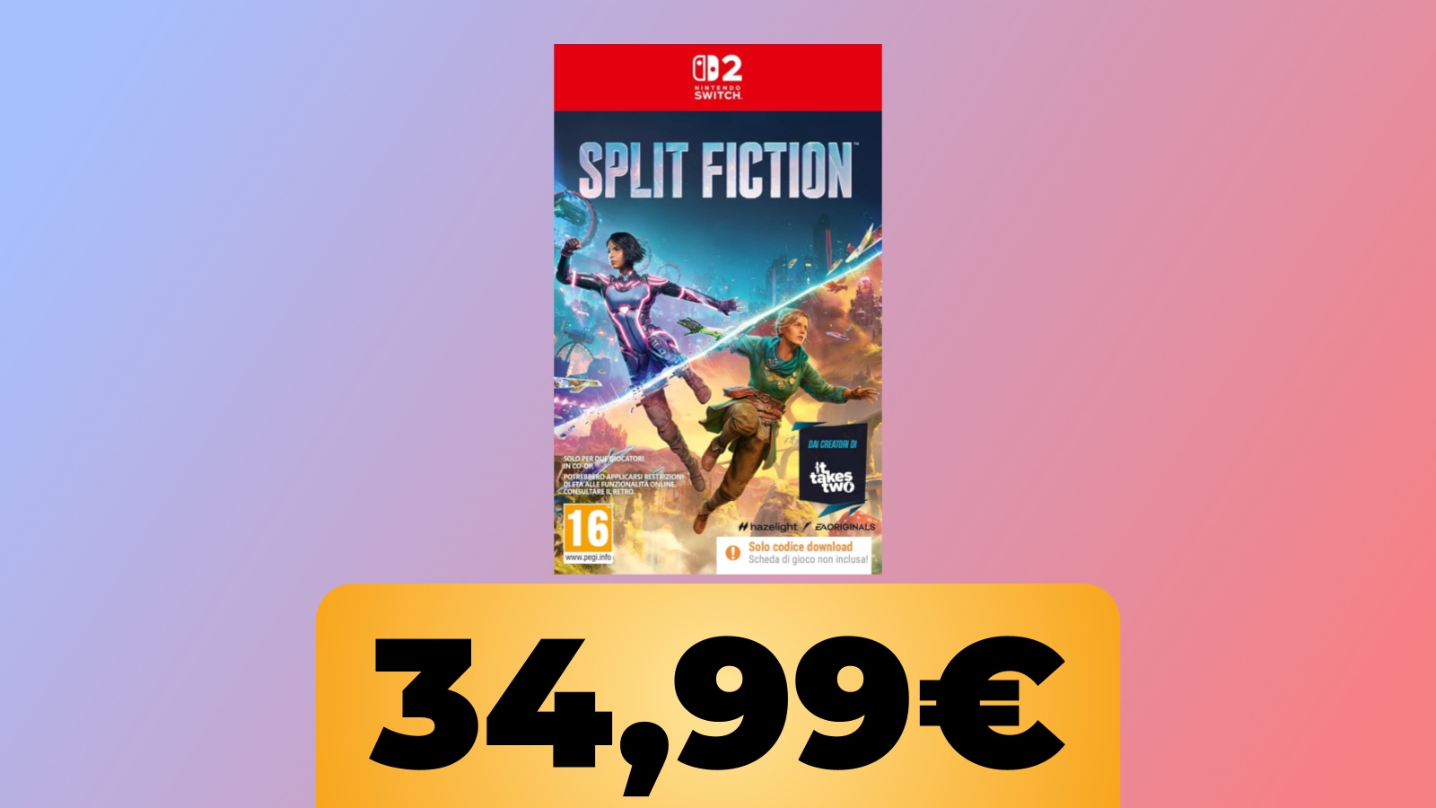 Cerchi nuovi giochi co-op divertenti? Split Fiction per Switch 2 è su Amazon al minimo storico