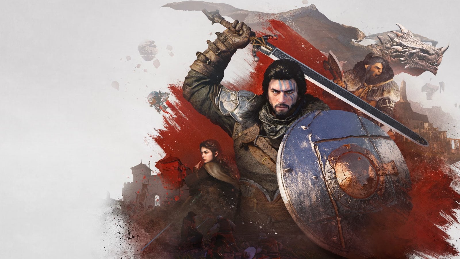 L'artwork di Crimson Desert con il protagonista, Kliff, in primo piano