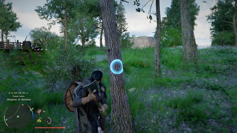 Poteva forse mancare la possibilità di abbattere alberi, scavare la roccia in cerca di materiali preziosi, cacciare animali di ogni stazza e tipo? Ovvio che no