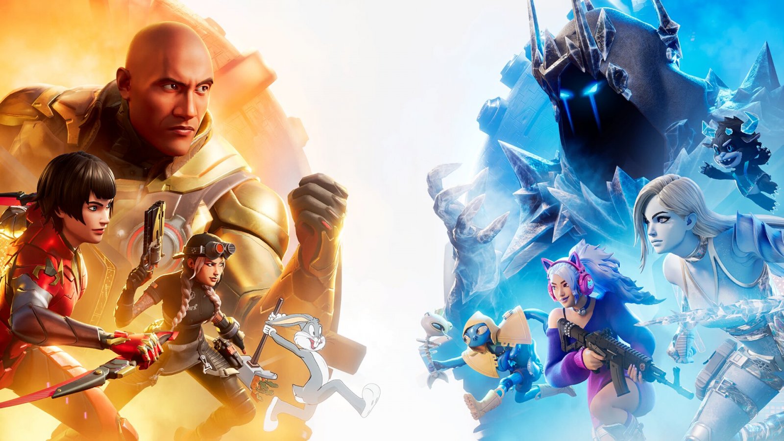 Fortnite dà il via oggi al Capitolo 7 Stagione 2: Scontro Finale, con The Rock e Bugs Bunny nel Pass Battaglia