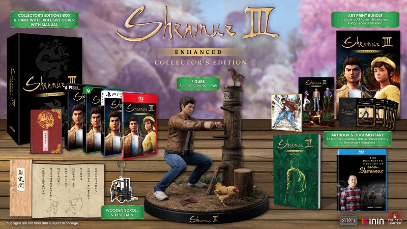 La Collector's Edition di Shenmue III Enhanced