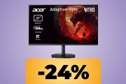 Il monitor da gaming Acer è in offerta su Amazon: acquistalo in promozione al suo minimo storico