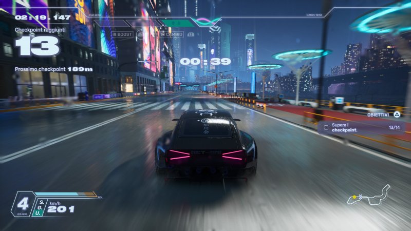 Lo scenario urbano è probabilmente il più suggestivo in Screamer