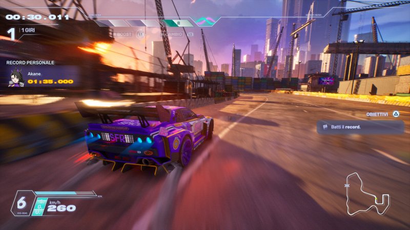 Correre al tramonto è sempre una bella esperienza, anche in Screamer