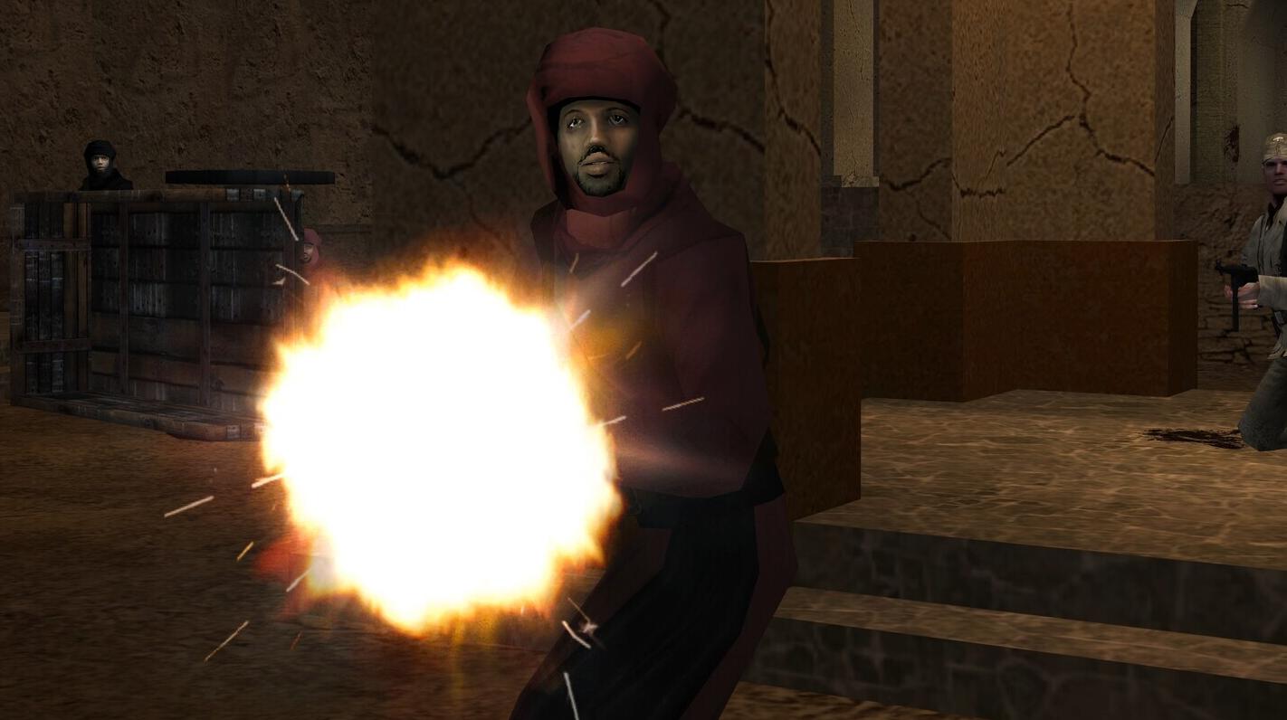 Un personaggio di Cursed Sands