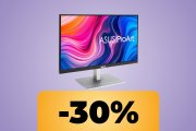 Il monitor ASUS ProArt è in promo su Amazon: 4K, 27", HDR10 e refresh rate da 75Hz in offerta