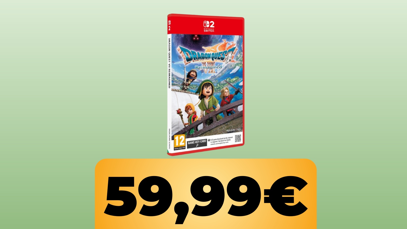 Dragon Quest VII Reimagined per Nintendo Switch 2 è in sconto su Amazon al minimo storico