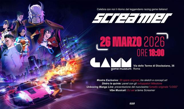 I dettagli della mostra evento di Screamer