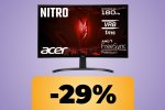 Il monitor da gaming ACER Nitro è in promozione su Amazon: 27', FullHD e refresh rate fino a 180Hz - Notizia