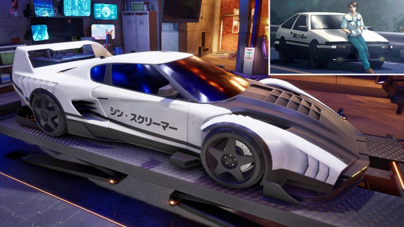 Sul fianco dell'auto c'è scritto 'Nuovo Screamer'. Speriamo ce ne saranno anche altri in futuro.