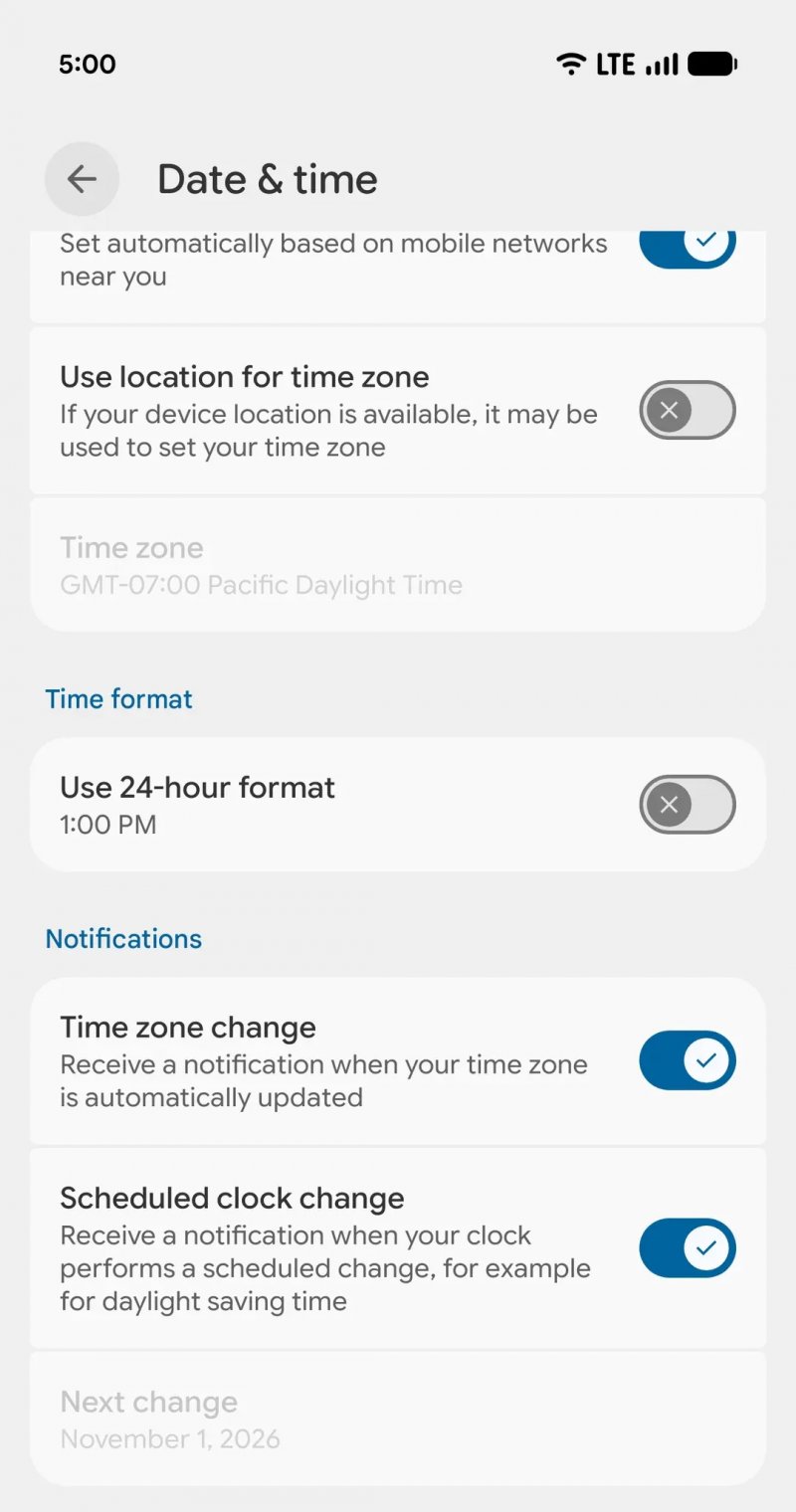 Le nuove opzioni (Fonte: Android Authority)