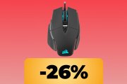 Il mouse da gaming Corsair M65 è in offerta su Amazon: sensore da 26.000 DPI e switch ottici (quasi) al minimo storico