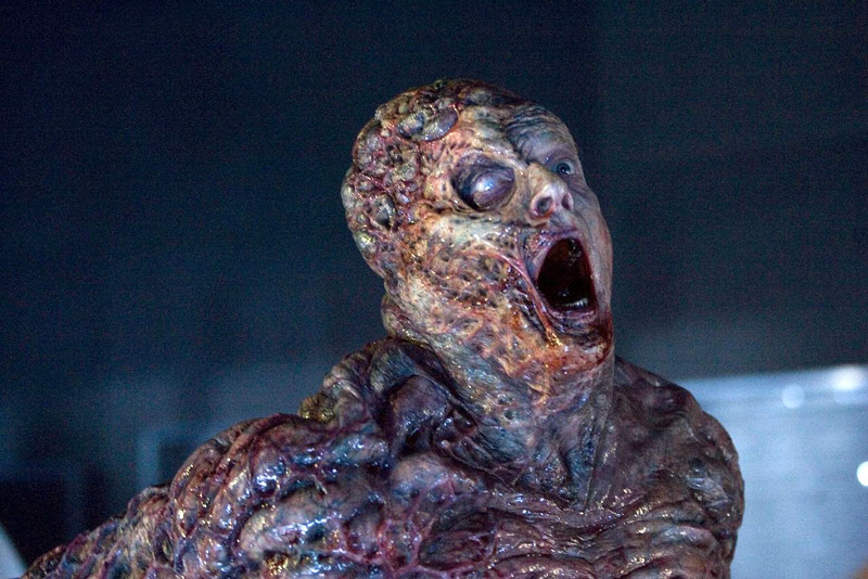 In questa scena, la tipica reazione di un fan della serie videoludica targata Capcom durante la visione di Resident Evil: Extinction