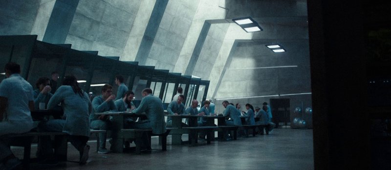 La mensa della sede spagnola dell'Abstergo