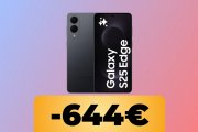 Lo smartphone Samsung Galaxy S25 Edge è su Amazon al minimo storico: risparmia fino a 644 €