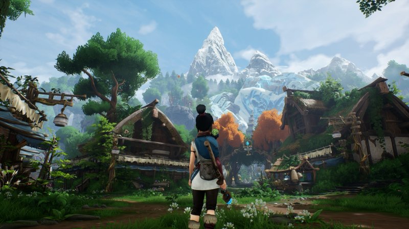 Kena: Bridge of Spirits è in grado di regalare panorami suggestivi anche su Nintendo Switch 2