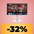 Il monitor MSI da 27', 4K e con Google Assistant integrato è al minimo storico: puoi usarlo anche come una seconda TV