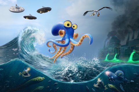 Darwin's Paradox, la recensione della strana epopea di un polpo