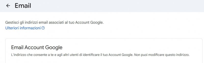 Ad oggi, in Italia, non pare possibile modificare l'username Gmail