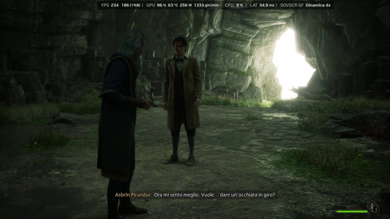 Hogwarts Legacy è sicuramente il gioco meno d'impatto tra quelli testati