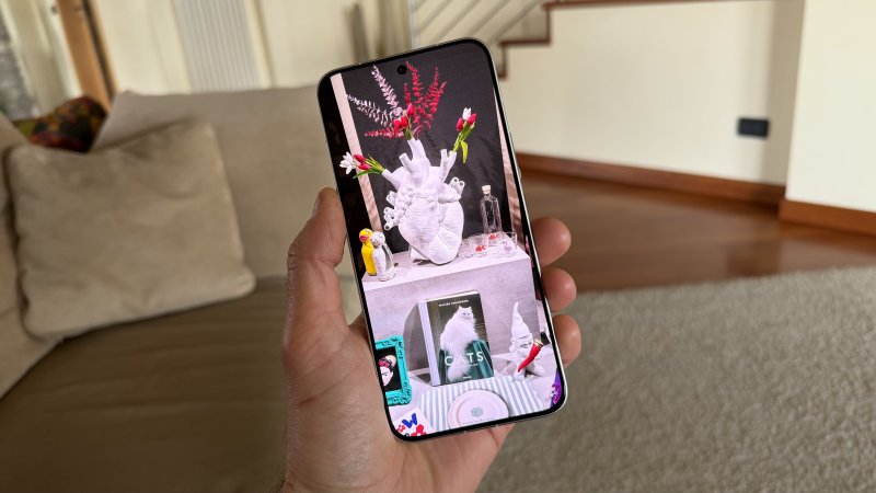 La resa del display è ottimale anche sotto la luce diretta del sole