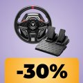 Per un'esperienza di guida completa: acquista volante + pedaliera Thrustmaster T128 in sconto su Amazon