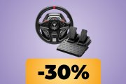 Per un'esperienza di guida completa: acquista volante + pedaliera Thrustmaster T128 in sconto su Amazon