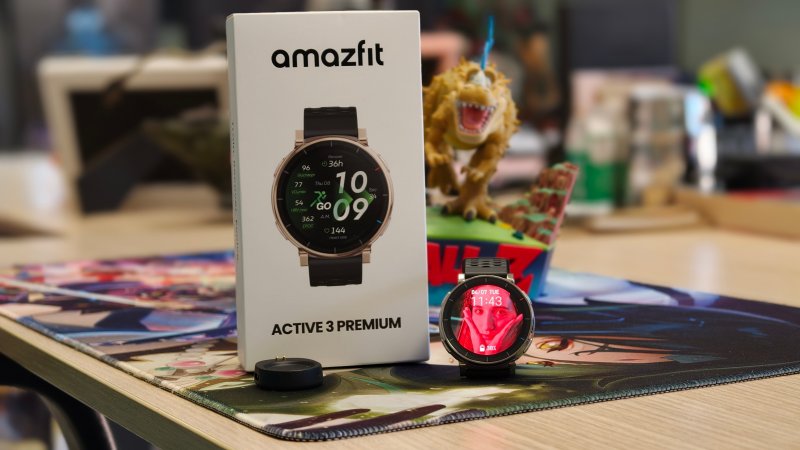 Active 3 Premium con confezione di vendita e base magnetica di ricarica