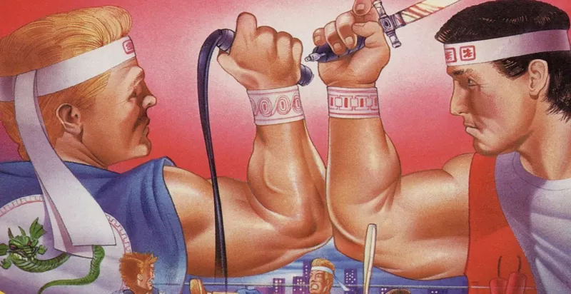 La copertina di Double Dragon