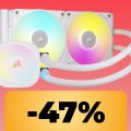 Migliora la dissipazione e il raffreddamento del tuo PC con il Corsair iCUE Titan 240 RX è in promozione su Amazon