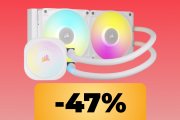 Migliora la dissipazione e il raffreddamento del tuo PC con il Corsair iCUE Titan 240 RX è in promozione su Amazon