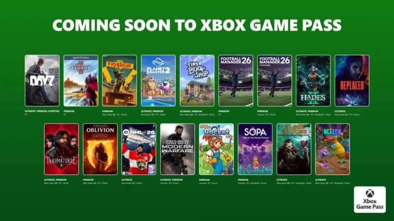 I giochi in arrivo su Xbox Game Pass nella prima metà di aprile 2026