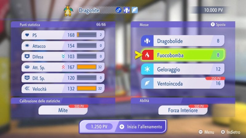 Tramite l'allenamento è possibile modificare di tutto: dalle mosse alla natura di un Pokémon, ma il costo in PV non è basso. È qui che tornano utili i Biglietti Allenamento