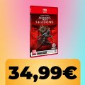 Assassin's Creed Shadows per Nintendo Switch 2 è in sconto su Amazon: risparmia 25 €