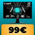 Il monitor da gaming MSI con refresh rate da 180Hz e un tempo di risposta di 1ms è in offerta su Amazon