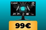 Il monitor da gaming MSI con refresh rate da 180Hz e un tempo di risposta di 1ms è in offerta su Amazon - Notizia