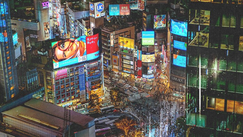 Il celeberrimo incrocio di Shibuya