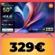 La TV A Pro di Xiaomi da 50", 4K QLED, con modalità game boost e Google Assistant è in sconto (quasi) al minimo storico