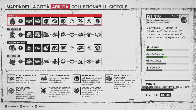 Completando le missioni e raccogliendo dei collezionabili sparsi per la mappa, sbloccherete alcuni bonus e migliorerete le statistiche di Samson