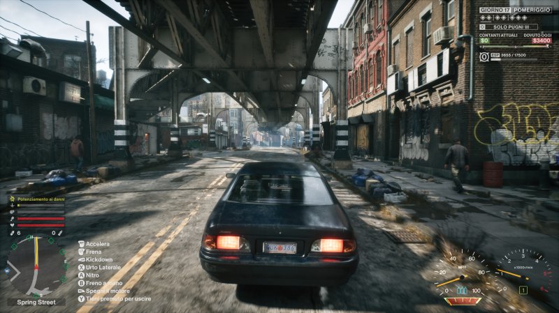 Potrete riparare l'auto che state guidando andando in una qualsiasi officina presente sulla mappa