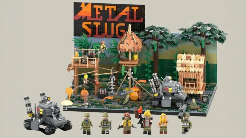 Il set di Metal Slug in tutto il suo splendore